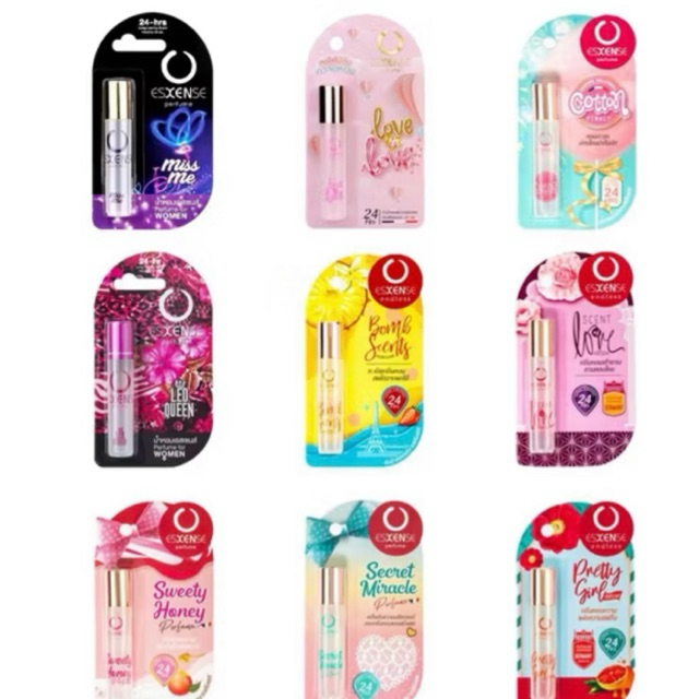 น้ำหอม เอสเซ้นส์ ผู้หญิง 3มล หอมติดทนนาน Esxense perfume ชนิดลูกกลิ้ง