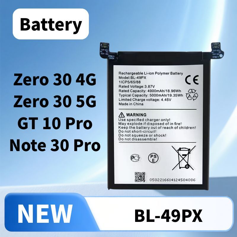 แบตเตอรี่ Infinix Note 30 Pro Battery แบต GT 10 Pro / Zero 30 4G 5G BL-49PX