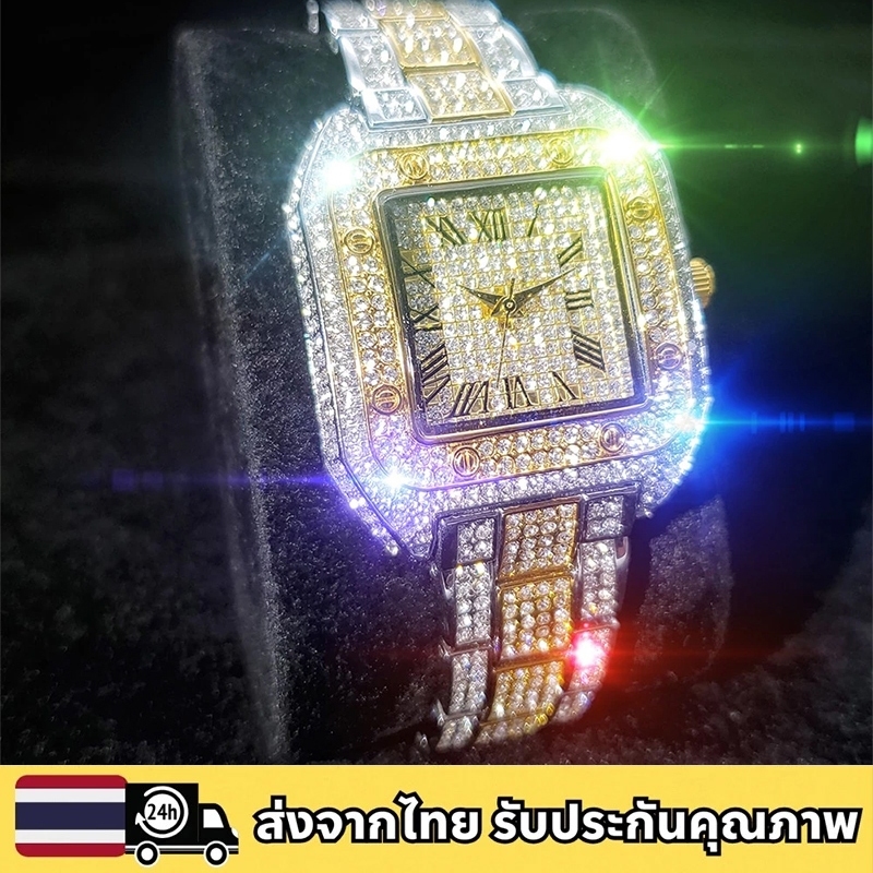 [จัดส่งจากกรุงเทพฯ] นาฬิกาแฟชั่นผู้ชายและผู้หญิงใหม่ปี 2026 นาฬิกาควอทซ์ลำลอง สายนาฬิกาโลหะสไตล์ย้อนยุค นาาฬิกาข้อมือ