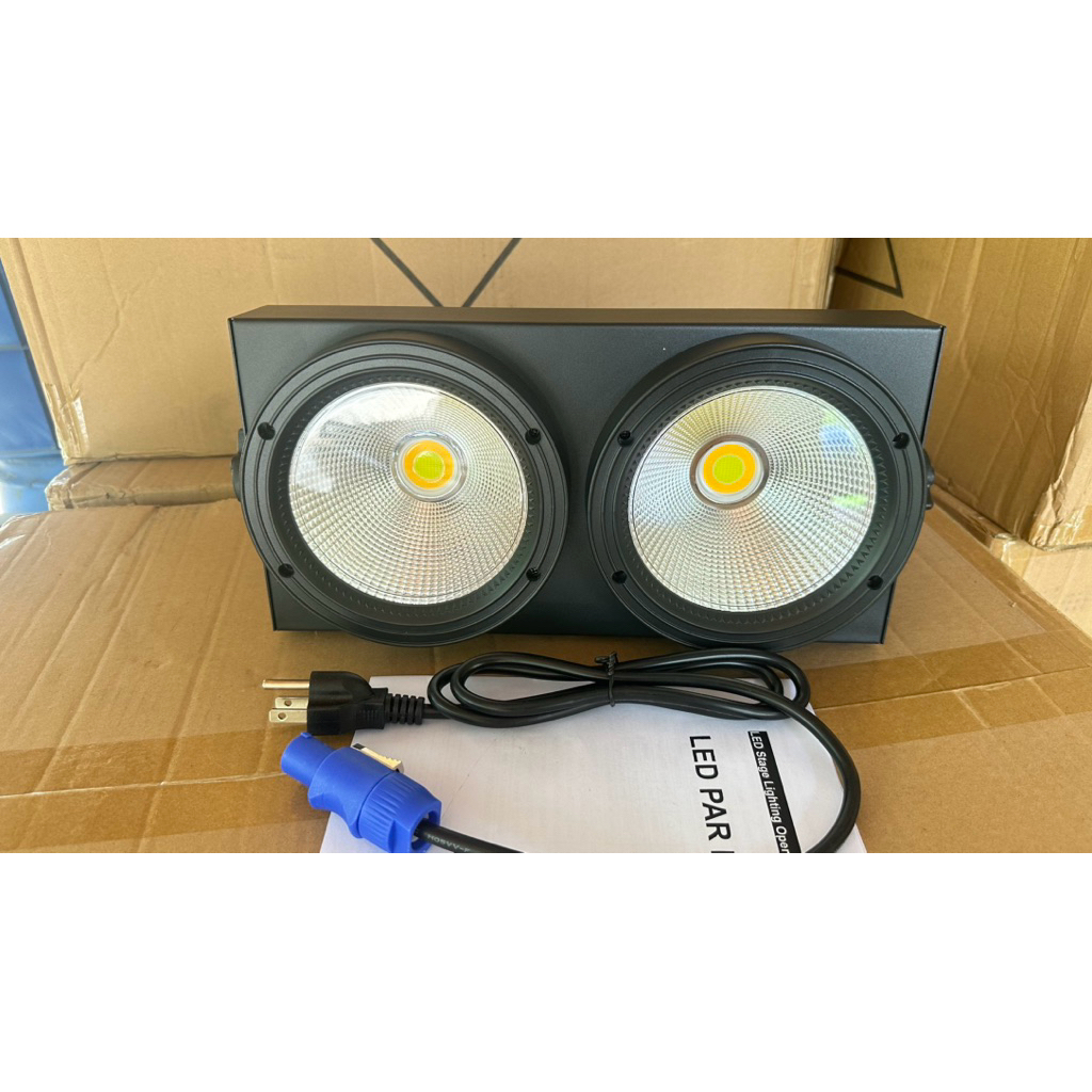 โมเฟ่ 200w 2x100w Cob Blinder Light แสงแรง สินค้าในไทยส่งเร็ว