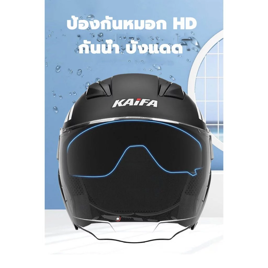หมวกกันน็อกครึ่งใบ Motorcycle Helmet thumbnail 7