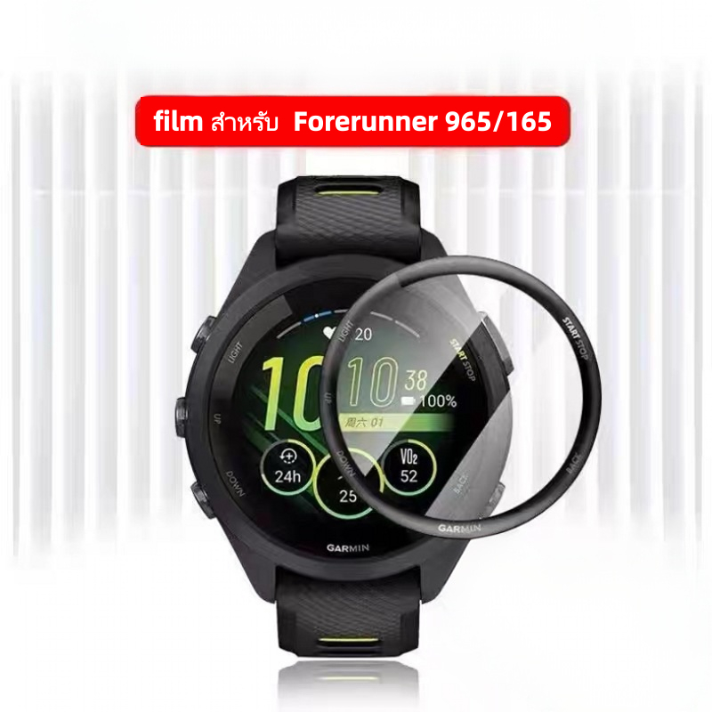 film สําหรับ Grmin Forerunner 965/165  3D เต็มจอ ฟิล์ม vivoactive6/5 ฟิล์มกันรอย Grmin Vens4 41mm/45