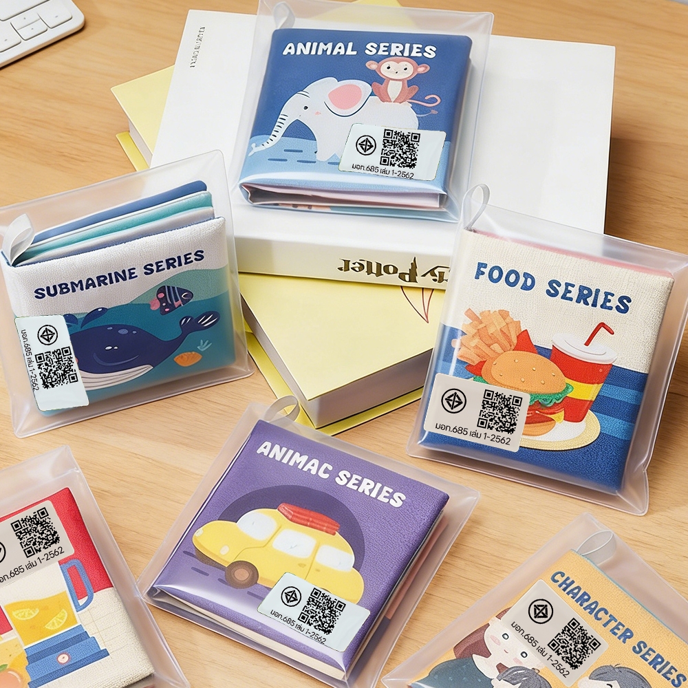 LAKOEMALL นิทานเด็ก หนังสือผ้า ทนต่อการฉีกขาด ของเล่น นิทานผ้า ดูภาพเรียนรู้ สมุดผ้าเด็ก - รูปที่ 7