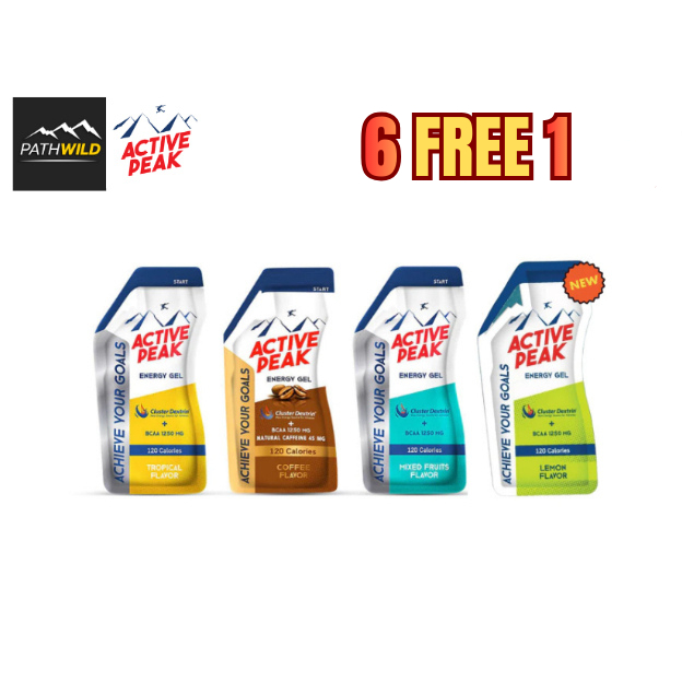 [[[ ซื้อ 7 จ่าย 6 / กดซื้อ 7 ชิ้น ]]] ACTIVE PEAK ENERGY GEL เจลให้พลังงาน 120 แคลลอรี่ มี BCAAs