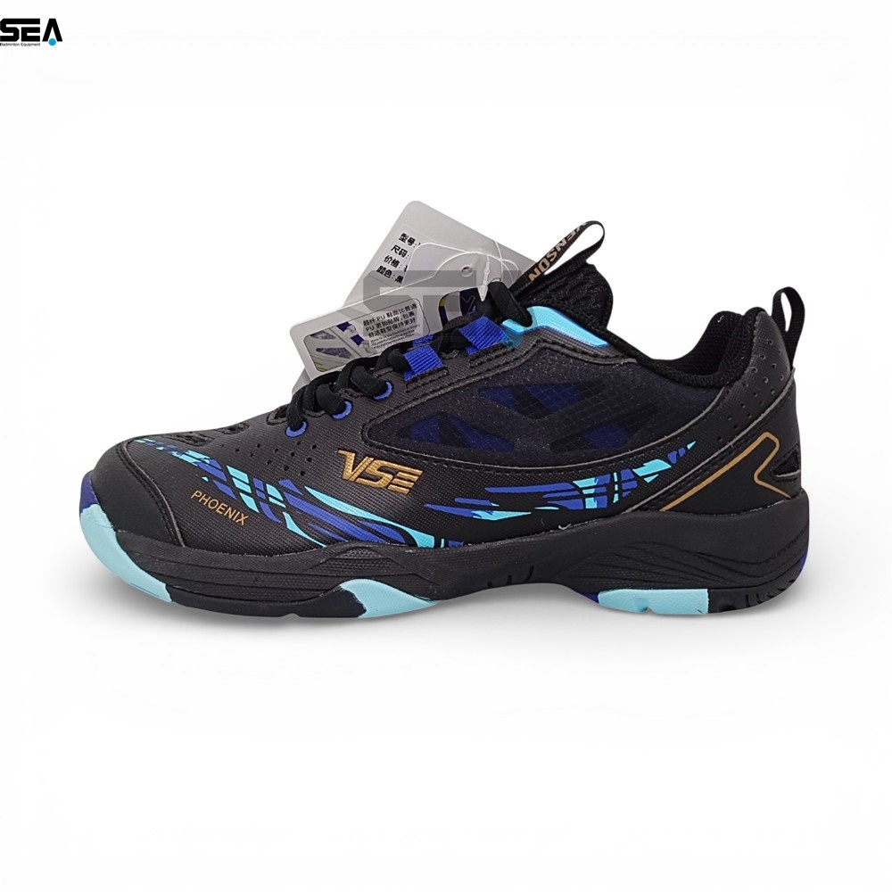 VENSON รองเท้าแบดมินตันรุ่น VS620A (Black) น้ำหนักเบา นุ่ม ระบบซับแรงกระแทก+แผ่นคาร์บอน