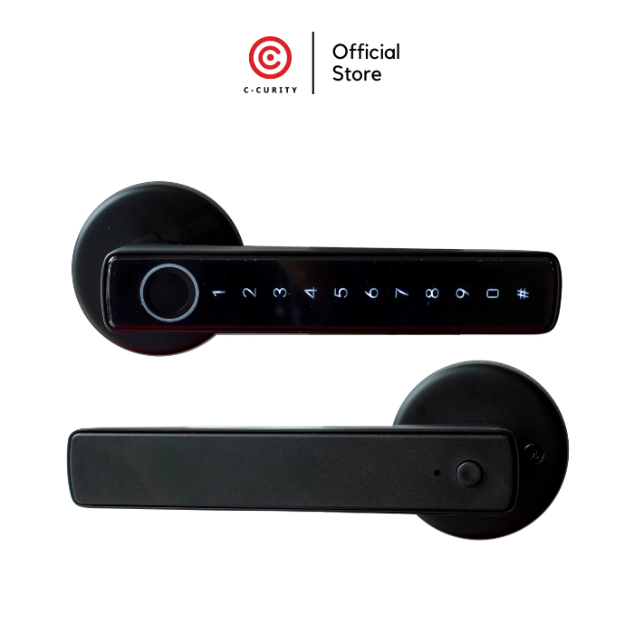 C-CURITY รุ่น DLB418 Digital Door Lock Latch Smart Lock สมาร์ทล็อค ลูกบิดประตูดิจิตอล 4 ระบบ