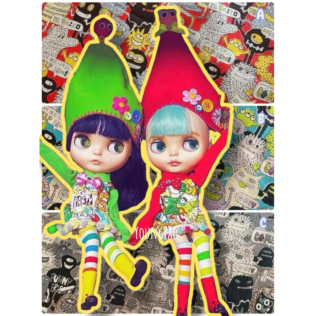 Monster Canvas Fabric b y Kei Fabric Design b y Miyako Kawaguchi Import fro m J apan