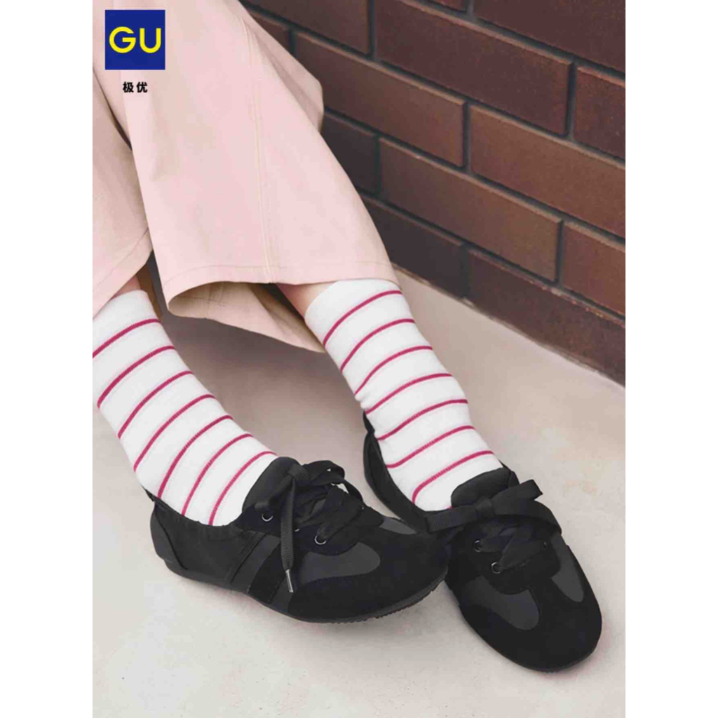 GU Excellent Ballet Shoes รองเท้า GU ทรงน่ารัก นำเข้าแท้ 100%