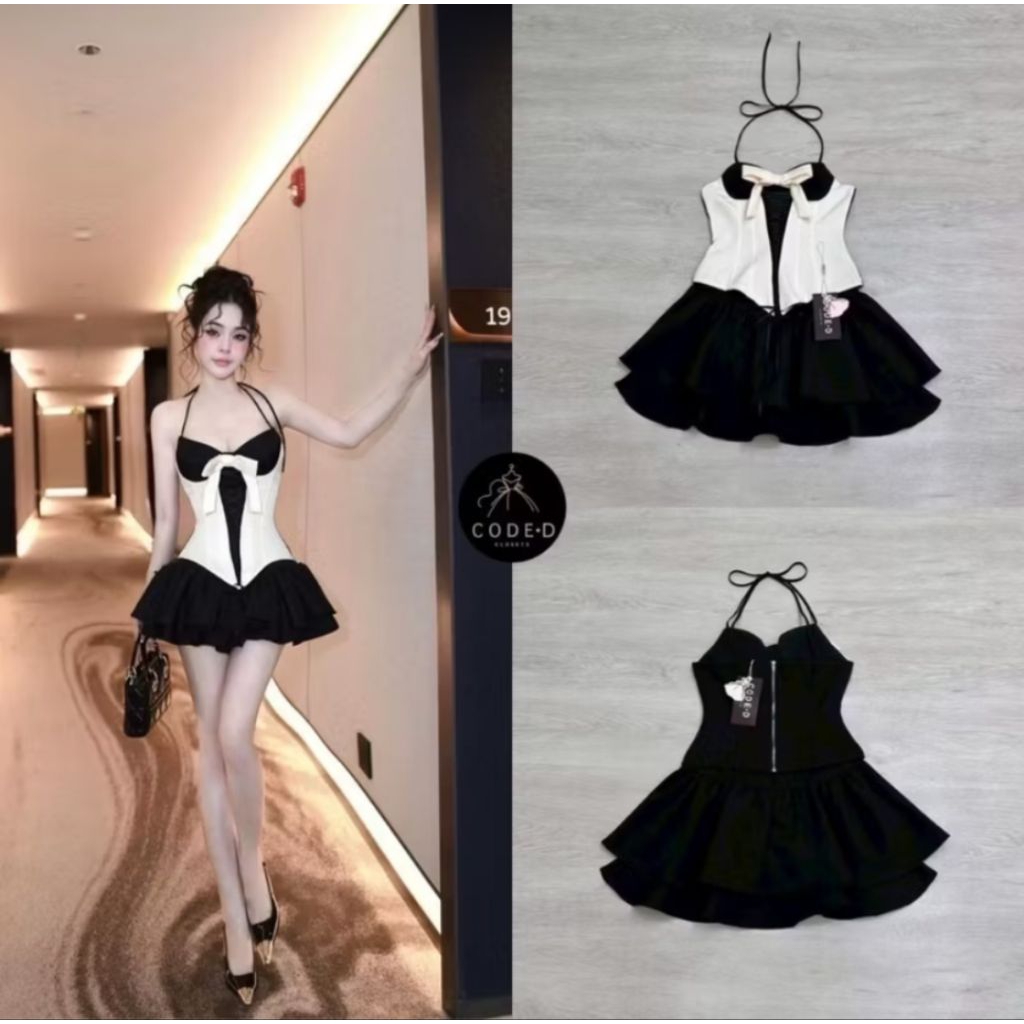 CODE-D CLOSETS
เซทเสื้อคล้องคอ+กระโปรง