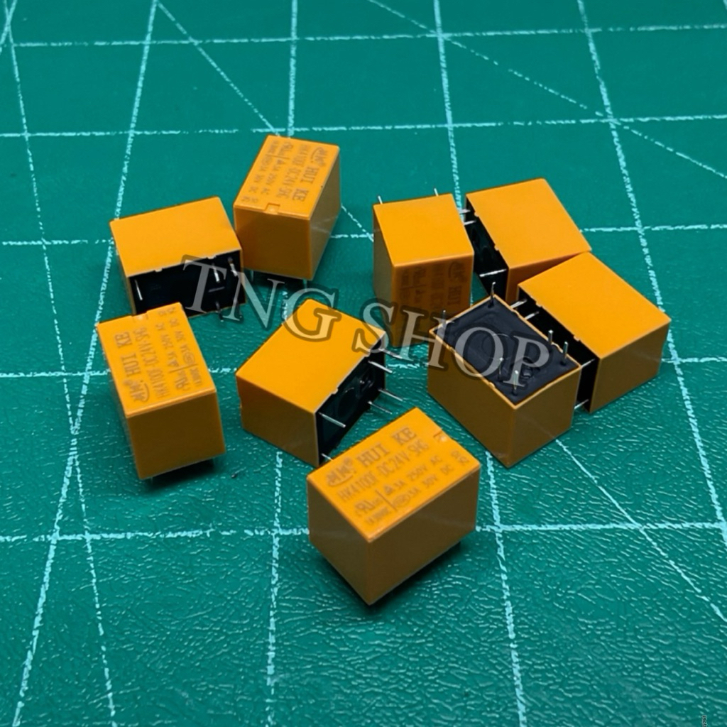 รีเลย์ HKE 6ขา HRS1H-S 3V  5V  6V  9V  12V  24V หน้าคอนแทค 1A