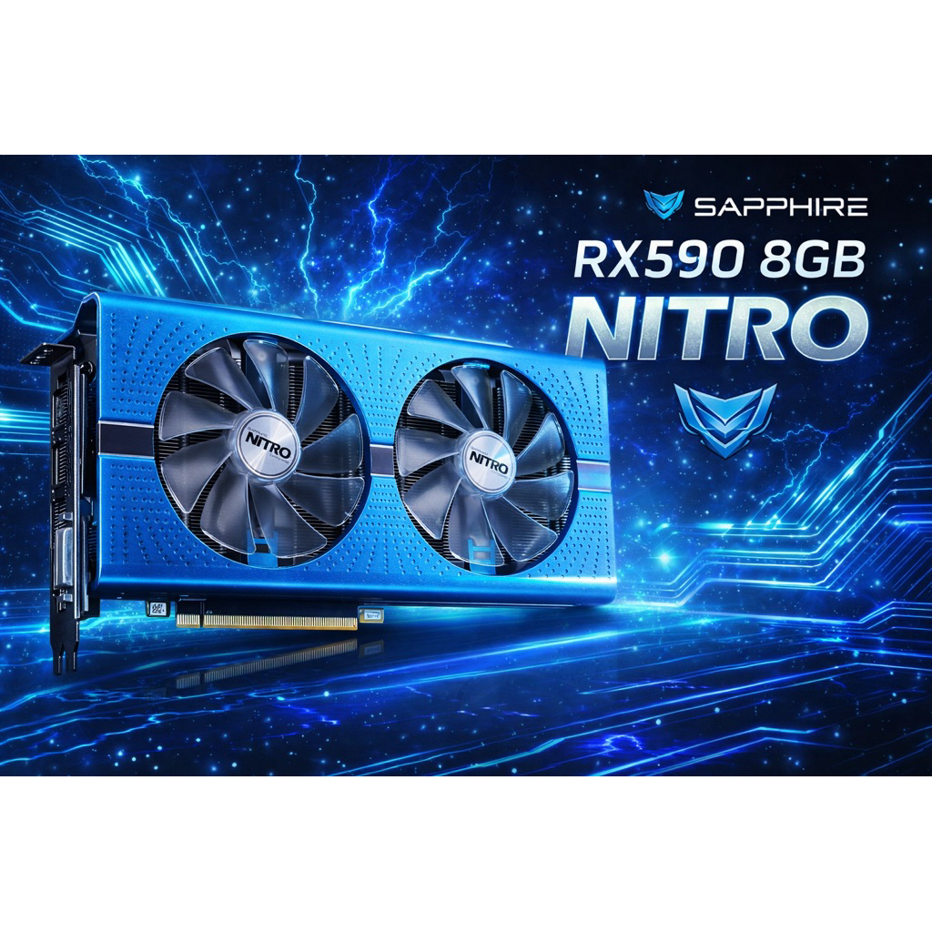 การ์ดจอ RX570/ 580 / 590 4GB-8GB / 470 4G / 5500xt / 6500XT / RX6700XT  มือ2 สภาพดี