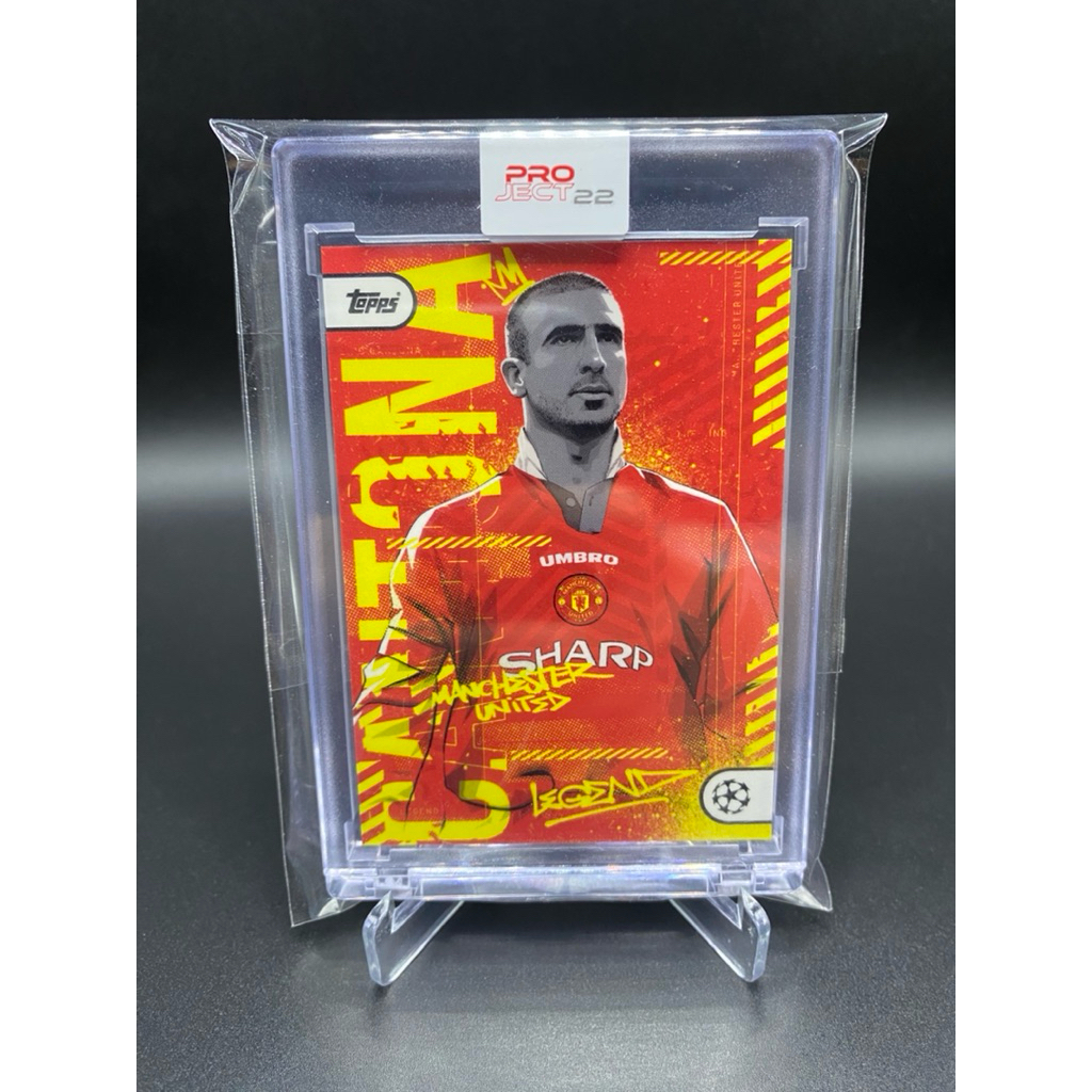 การ์ดฟุตบอล ⚽️ Eric Cantona | 2022 Topps Project22 – by Whip 🇫🇷 ผลิตมาจำนวน-1636