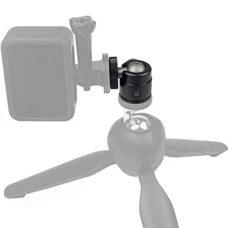 อลูมิเนียมอัลลอยด์ หัวบอลขาตั้งกล้อง 360° สกรู 1/4 ปรับมุมได้ แข็งแรง น้ำหนักเบา ใช้กับกล้องได้หลายรุ่น