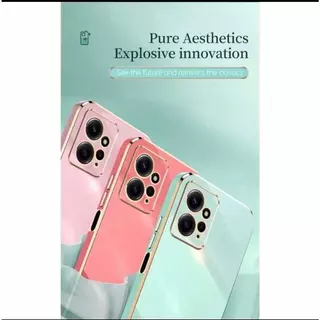 เคส TPU ขอบทอง แบบนิ่ม สำหรับ OPPO A5X A3X A3 A3Pro A5I A6 A6X เคสฝาหลัง สีสวย น่ารัก เคสสีพลาสเทล หรูหรา พร้อมส่ง