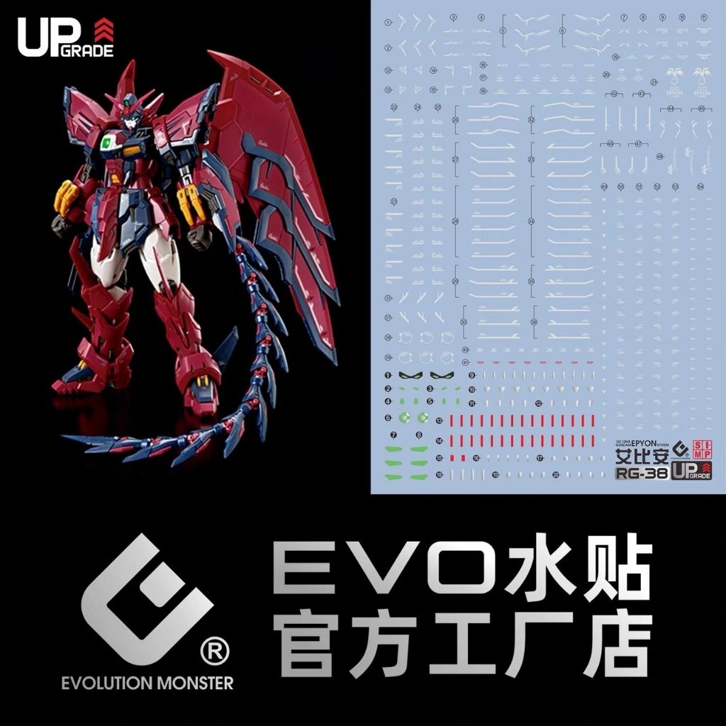 RG-43 RG 1/144  Gundam Eypon EVO Decal