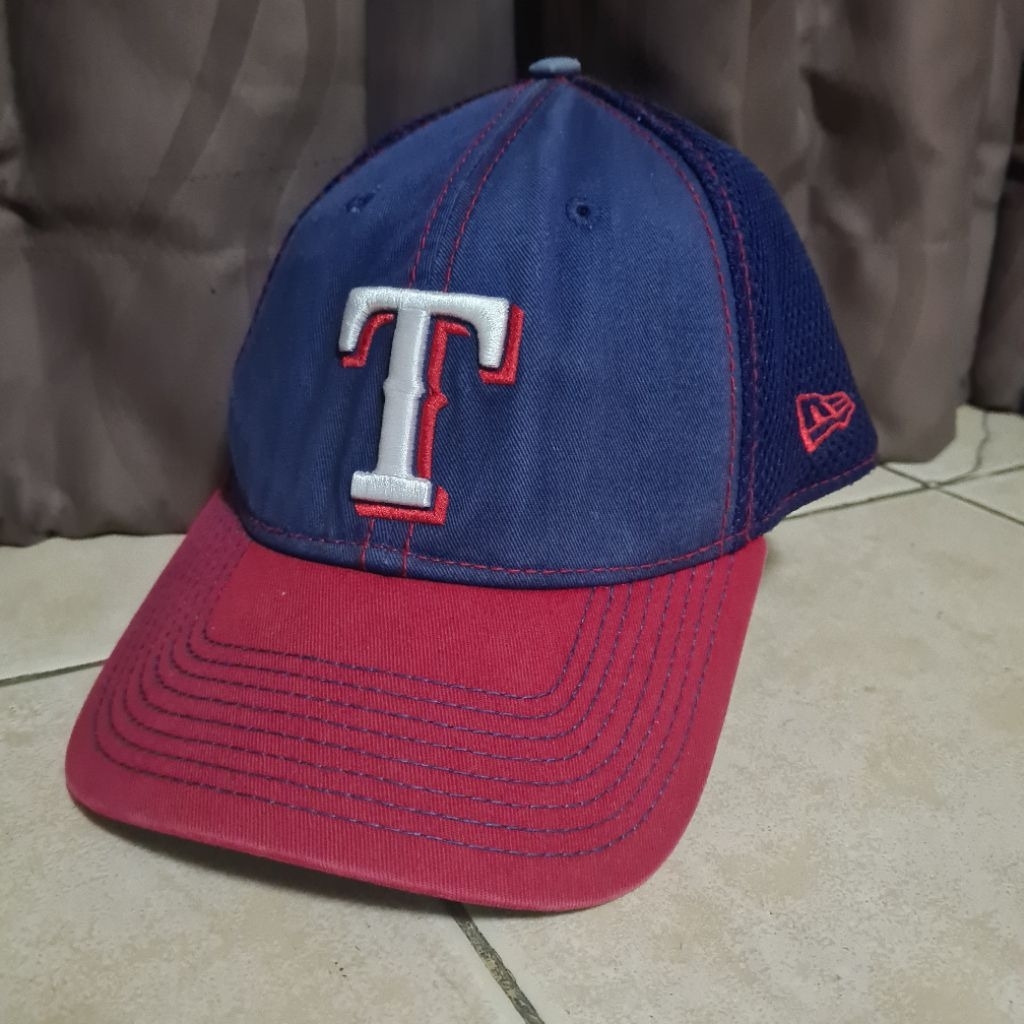 New Era Texas Rangers MLB 2 Tone Neo Stretch Fit Hat.​Med/Large หมวก​ NEW​ ERA​