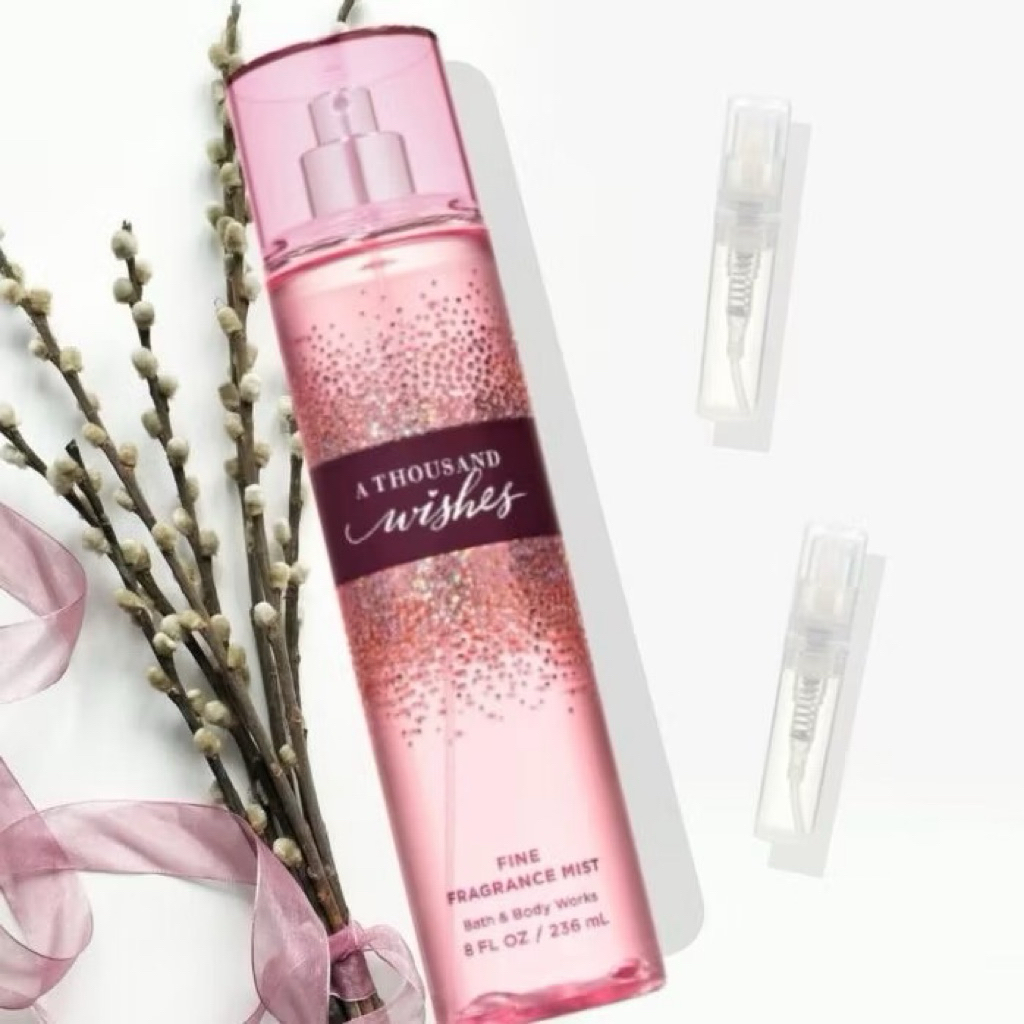 น้ำหอมแบ่งขายของแท้ ปริมาณ 5 Ml. จากบ้าน Bath & Body Works กลิ่น A Thousand Wishes
