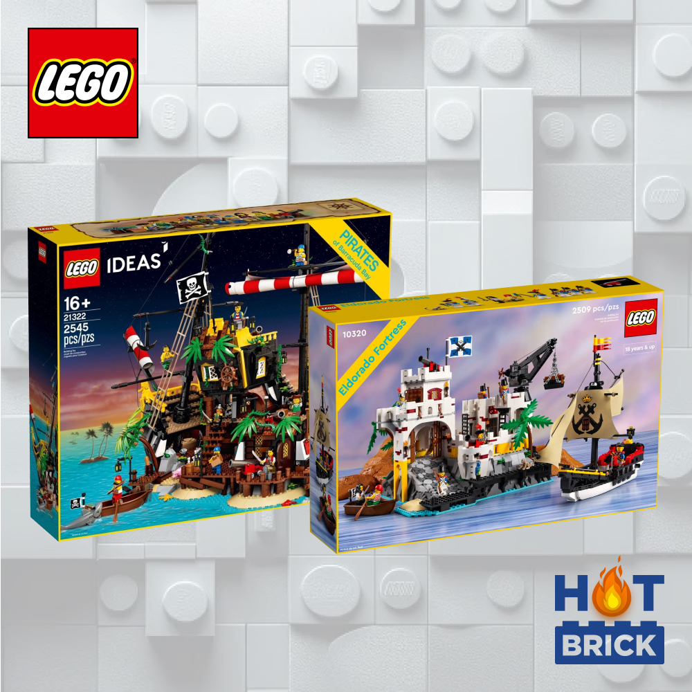 LEGO (Retired) Combo Set 21322 Pirates of Barracuda Bay + 10320 Eldorado Fortress เลโก้ของแท้ พร้อมส