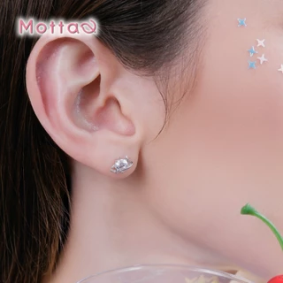 Motta Silver Wish Online Exclusive ต่างหูติดหูเงินแท้ ดีไซน์สวยหรู ใส่ได้ทุกวัน