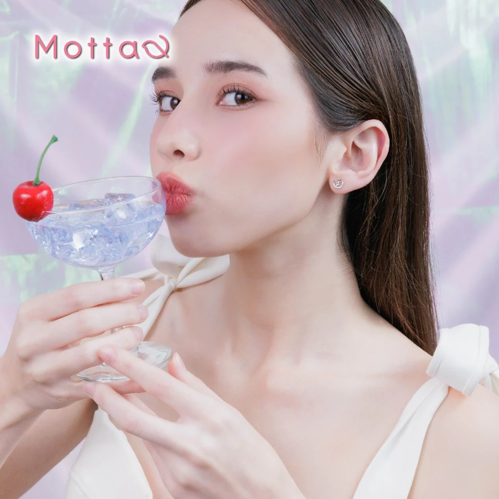 Motta Silver Wish Online Exclusive ต่างหูติดหูเงินแท้ ดีไซน์สวยหรู ใส่ได้ทุกวัน