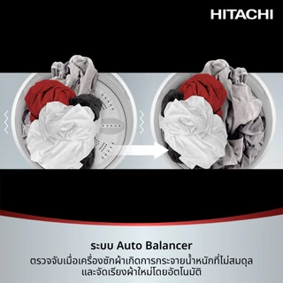 Hitachi ฮิตาชิ เครื่องซักผ้าฝาบน 10 กก. Top Loading - Smart Wash รุ่น LTL 10M00