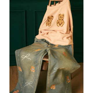 พร้อมส่ง✅ Lookbook bonnie barrel jeans light blue🧸✨ กางเกงยี…