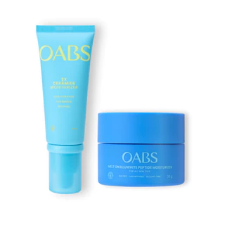 [Live ลดหั่นครึ่ง OABS Double moisture] 5X Ceramide Moisturiz + Melt on Illuwhite Peptide Moisturizer