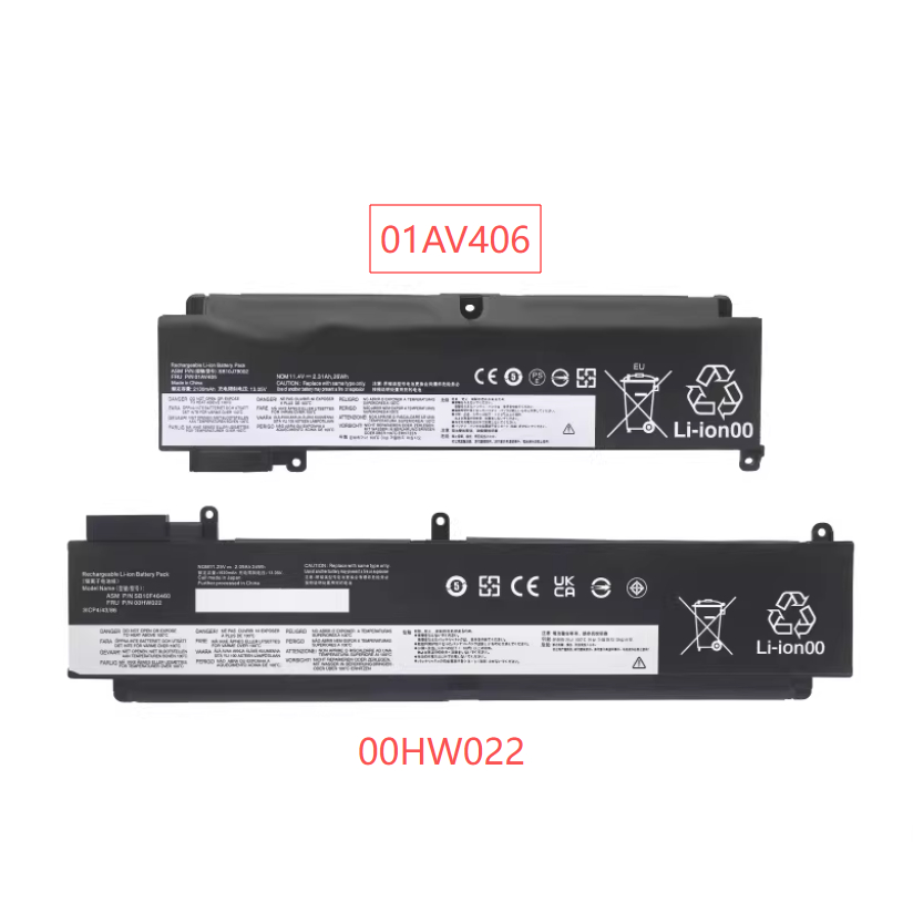 สำหรับ Lenovo ThinkPad T460S T470S 01AV405/6 00HW024 00HW022 แบตเตอรี่