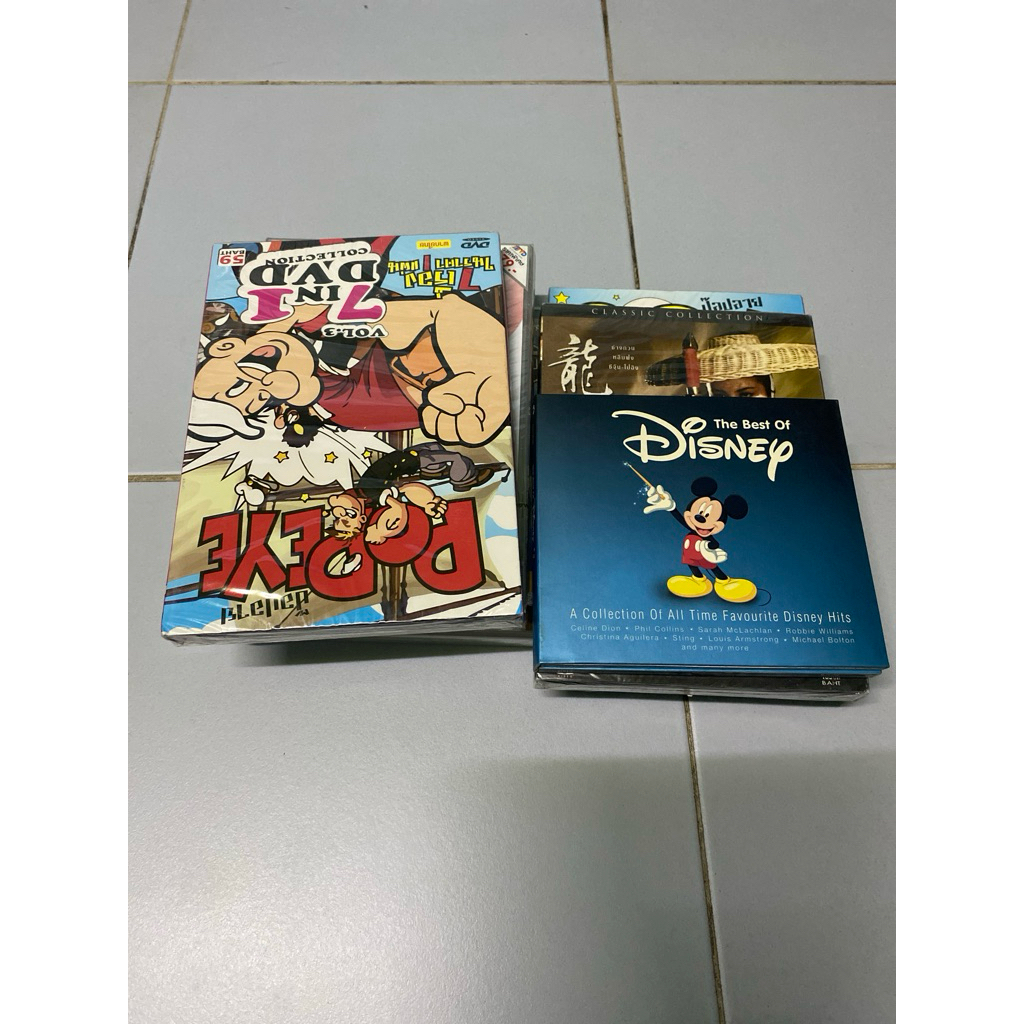 DVD VCD มือ1/2 ดูได้ปกติ มีมากกว่าในรูป