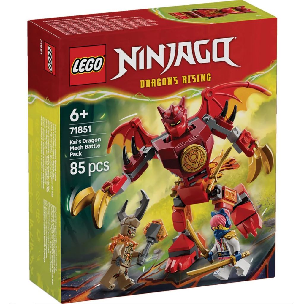 LEGO® NINJAGO® Kai’s Dragon Mech Battle Pack 71851