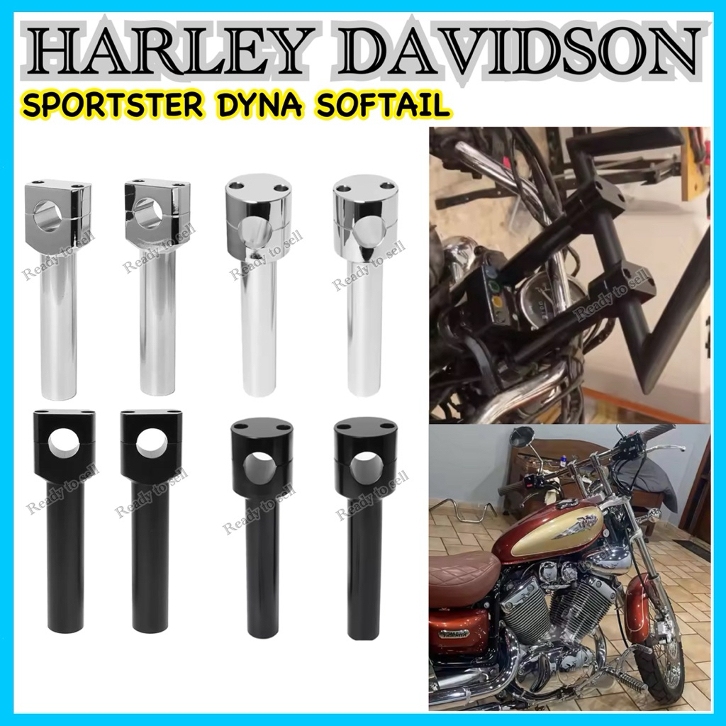 ตุ๊กตาแฮนด์22/25mm. Harley Davidson หรือรุ่นCustomอื่นๆ Sportster Dyna Softail Xl883 Xl1200 X48 FXBB FLSL FLFB FXLRST