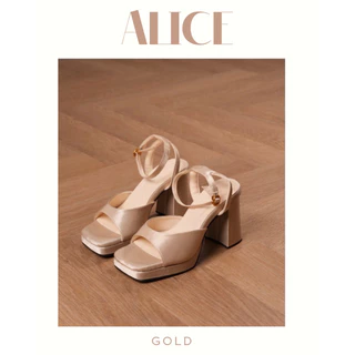 ALICE รองเท้าส้นสูงซาตินแกลมๆ ส้นสูง3.5นิ้ว สูงแต่ใส่สบายมีอยู่จริง 💕