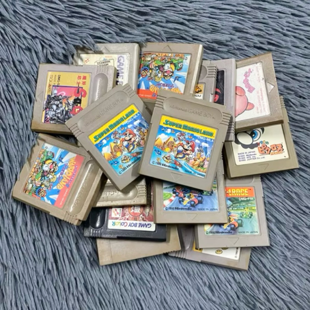 ตลับแท้เครื่อง Gameboy-Color เกมส์รวมเน้นใช้งาน โซน 🇯🇵 ตลับเปิดติดง่าย
