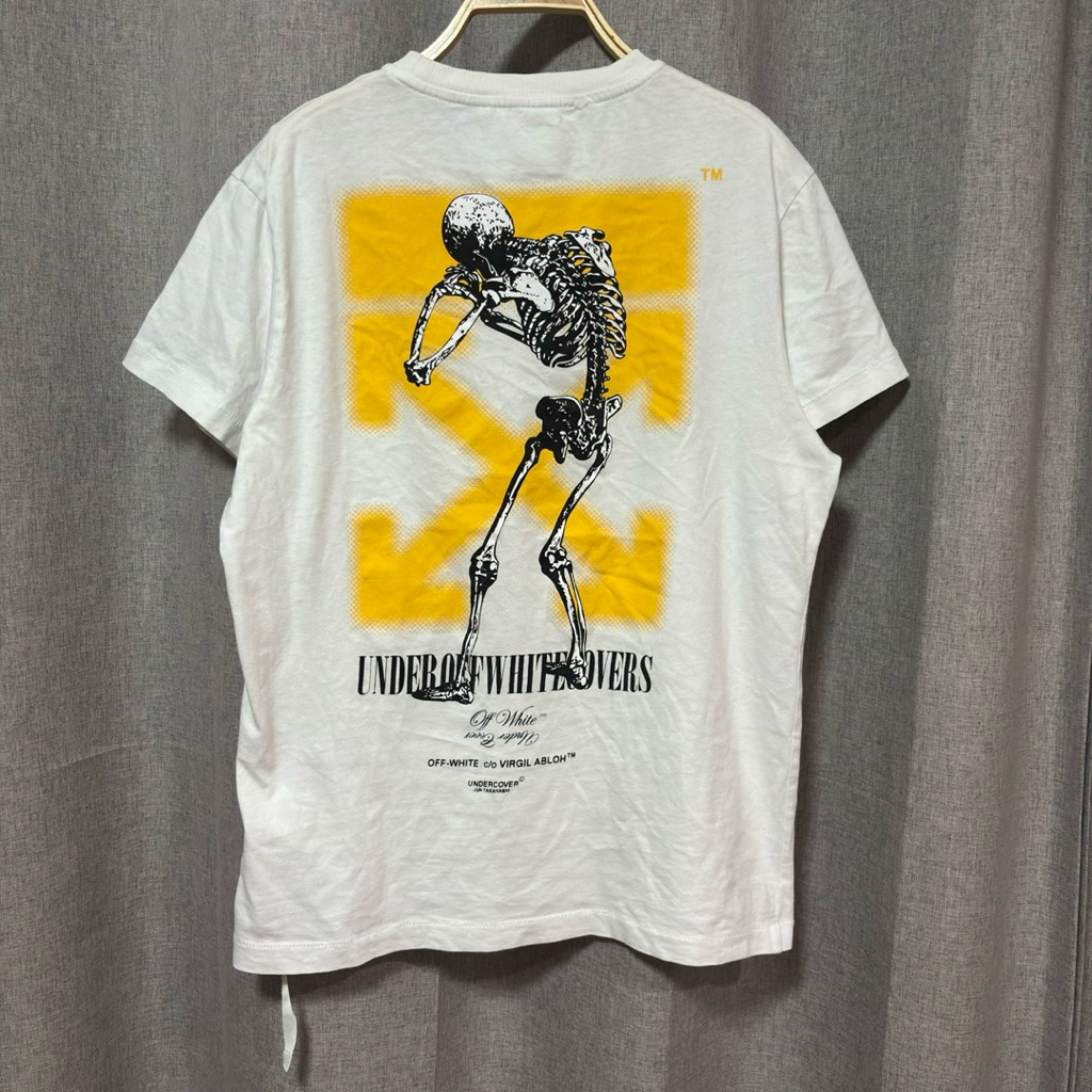 OFF WHITE UNDERCOVER SKELETON DART T-SHIRT WHITE