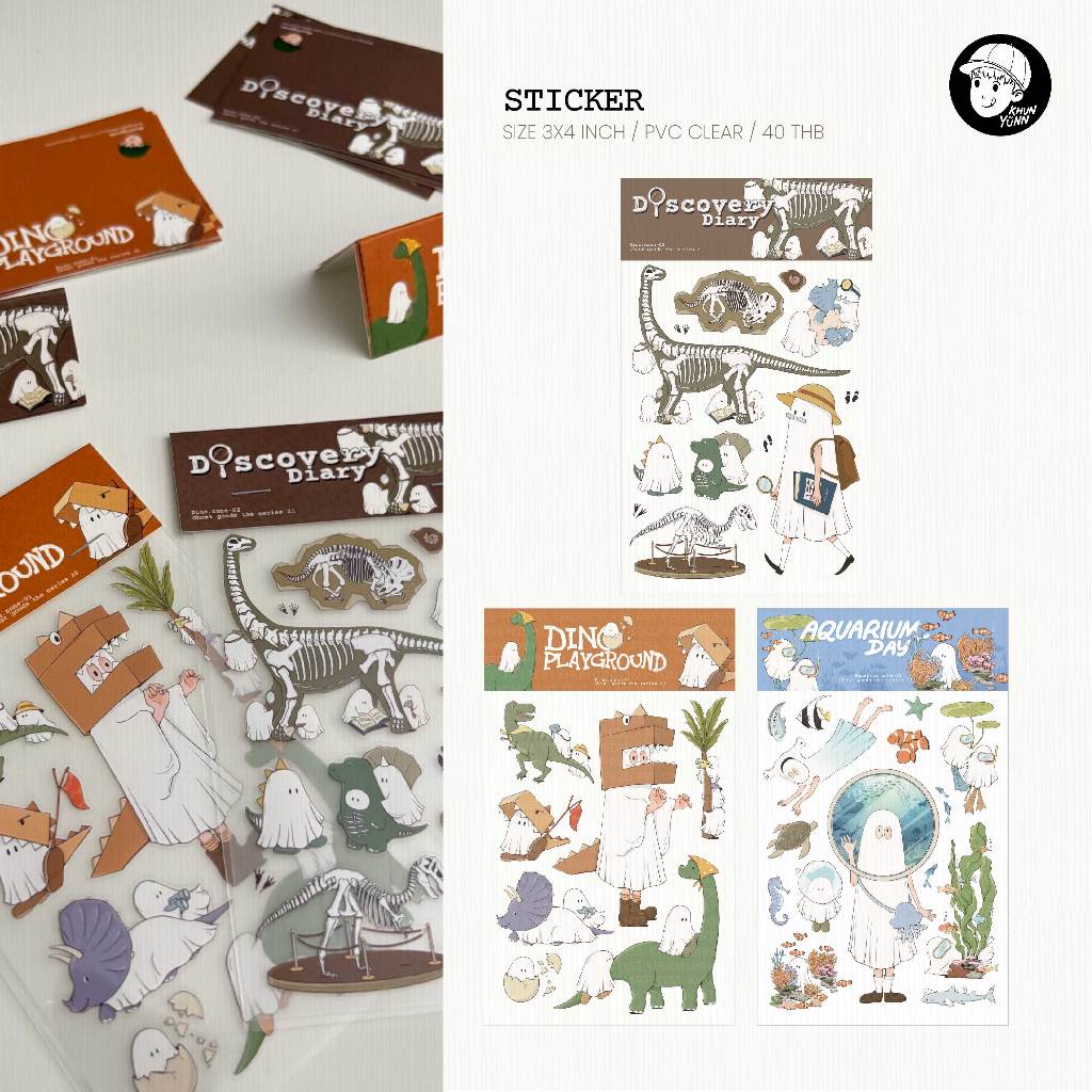 New! Museum collection - (Sticker Postcard Keychain) GHOST.GOODS the series 20-22 - khunyunn