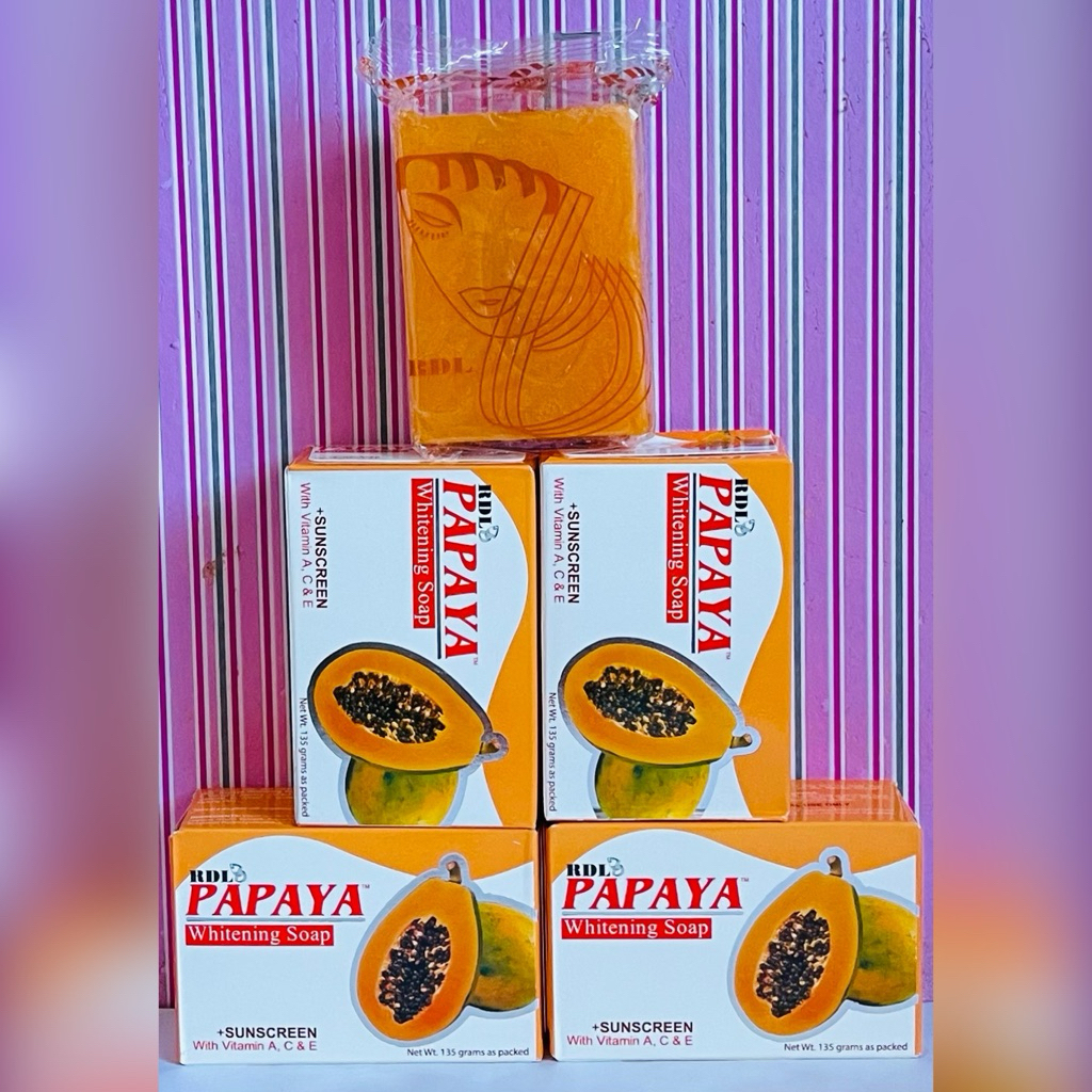 rdl สบู่มะละกอ ขนาด 135g 5ก้อน