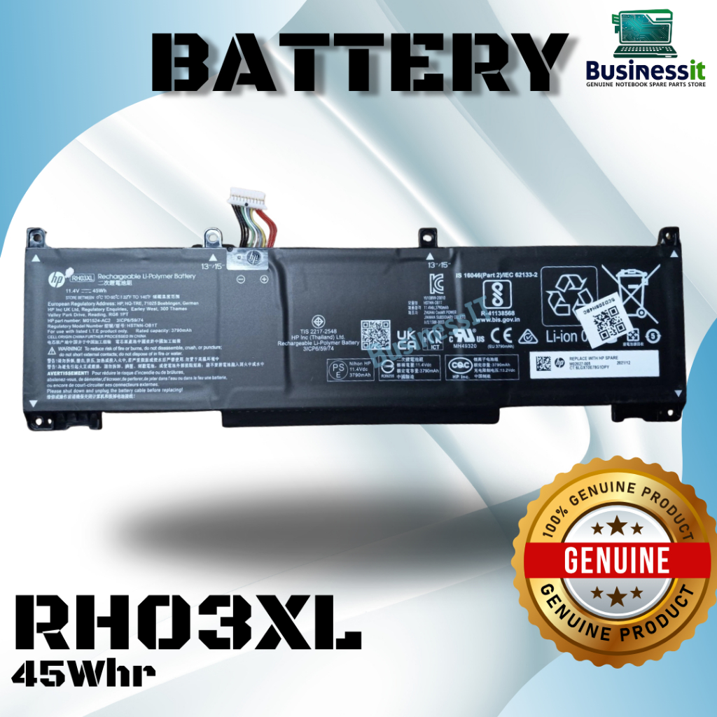Battery HP ProBook 430 G8 440 G8 450 G8 RH03XL RH03