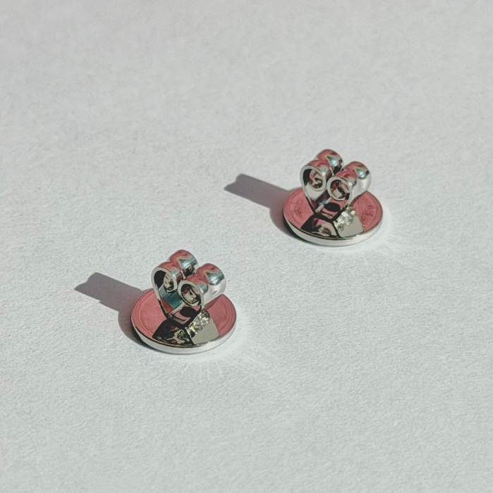 YVIS earring back silver 01 (big plug)