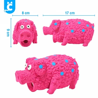 [ส่งฟรี🇹🇭] CleverPet ของเล่นสุนัข บีบมีเสียง ยางธรรมชาติ ของเล่นหมา เหนียวและทน Latex Pig Dog Toy