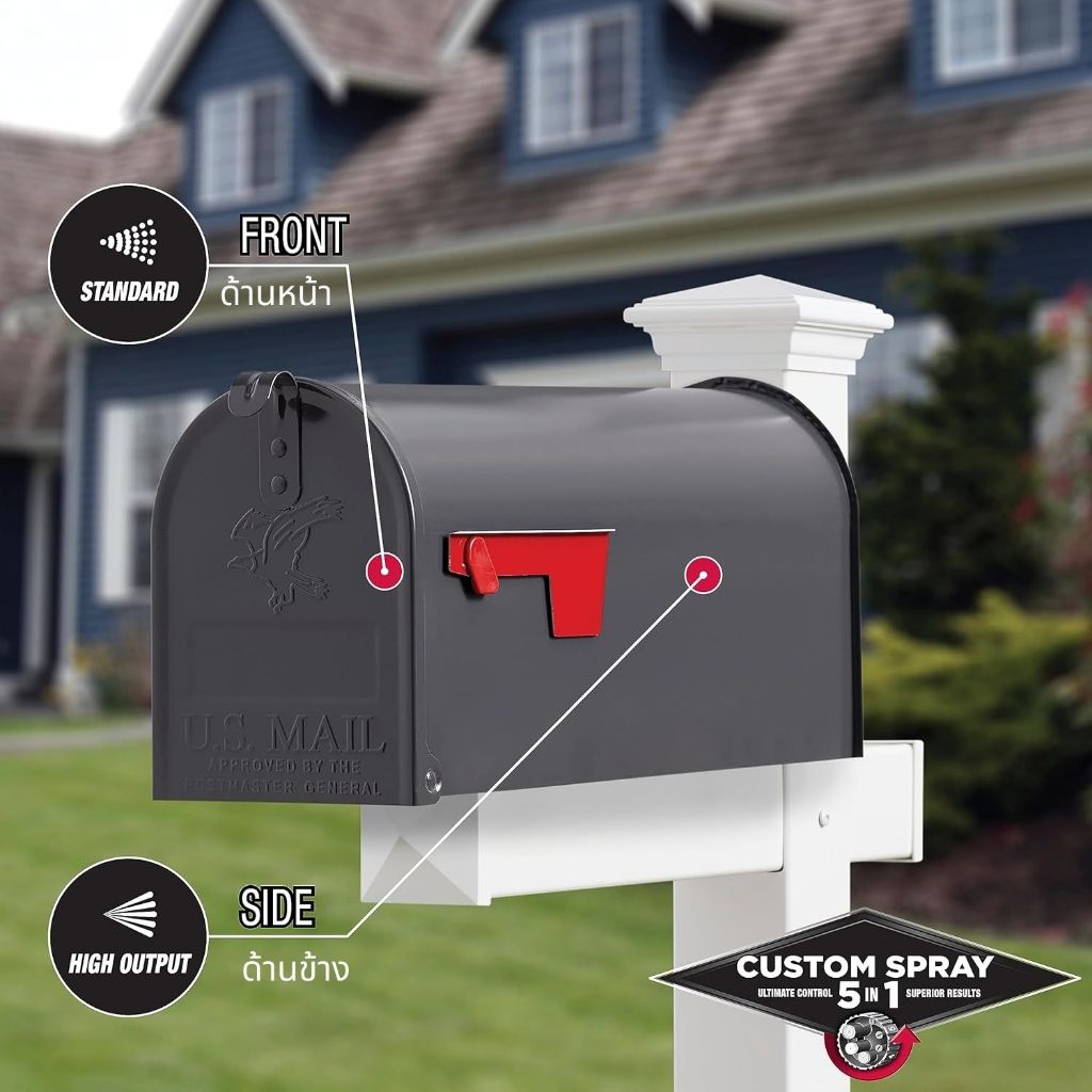 Rust-Oleum สเปรย์อีนาเมลกันสนิม 5-in-1 (Custom Spray) / Protective Enamel Custom Spray 5-in-1 - รูปที่ 4