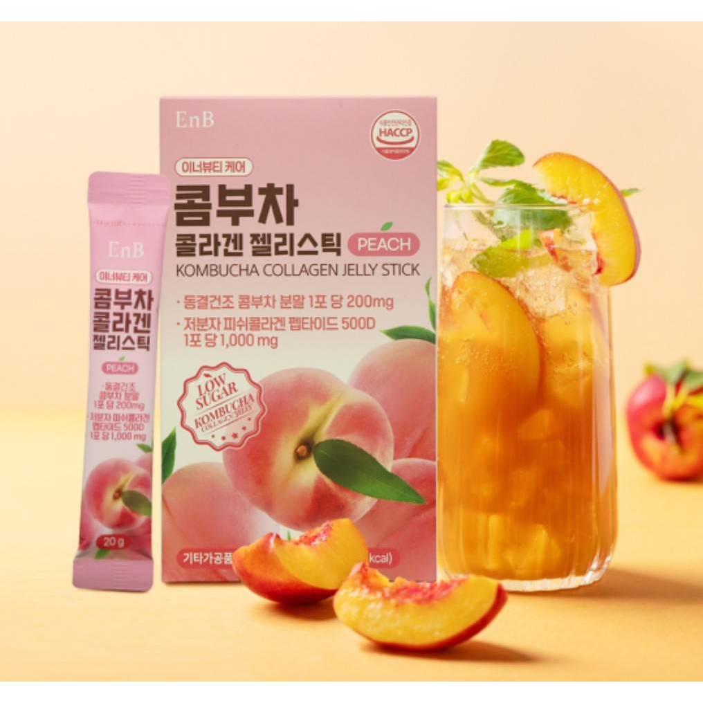 ใหม่!! jelly คอลลาเจน EnB Kombucha  Collagen Jelly Stick 20g*14sticks