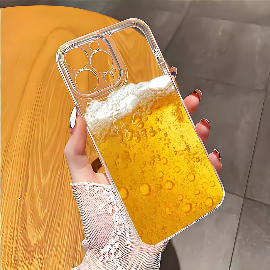 🔥สินค้าพร้อมส่ง! 🍻เคสลายเบียร์เหลว3มิติ เคส iPhone 17 16 15 14 13 12  ✨Trendสไตล์ไม่ธรรมดา!สไตล์ตลกขบขัน สไตล์โดดเด่น