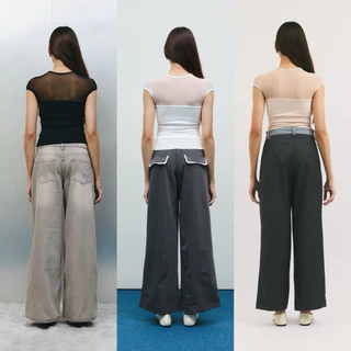 New Collection Weekend Wardrobe - Cody Semi See-Through Top เสื้ออเข้ารูปซีทรู