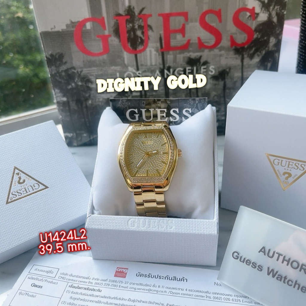นาฬิกาผู้หญิง #Guess U1424L2M DIGNITY Gold  ของแท้CMG