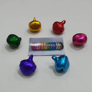 กระพรวนสีสด ขนาด 6,8,10,12มม. (แพ็ค100ชิ้นโดยประมาณ)