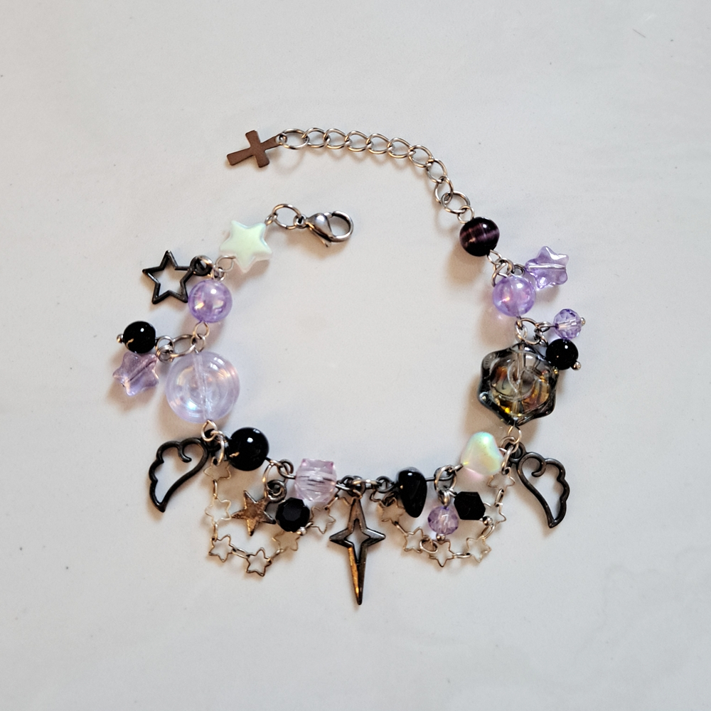 กำไลแฮนด์เมด กำไลลูกปัด Coquette Beaded Bracelet Jewelry