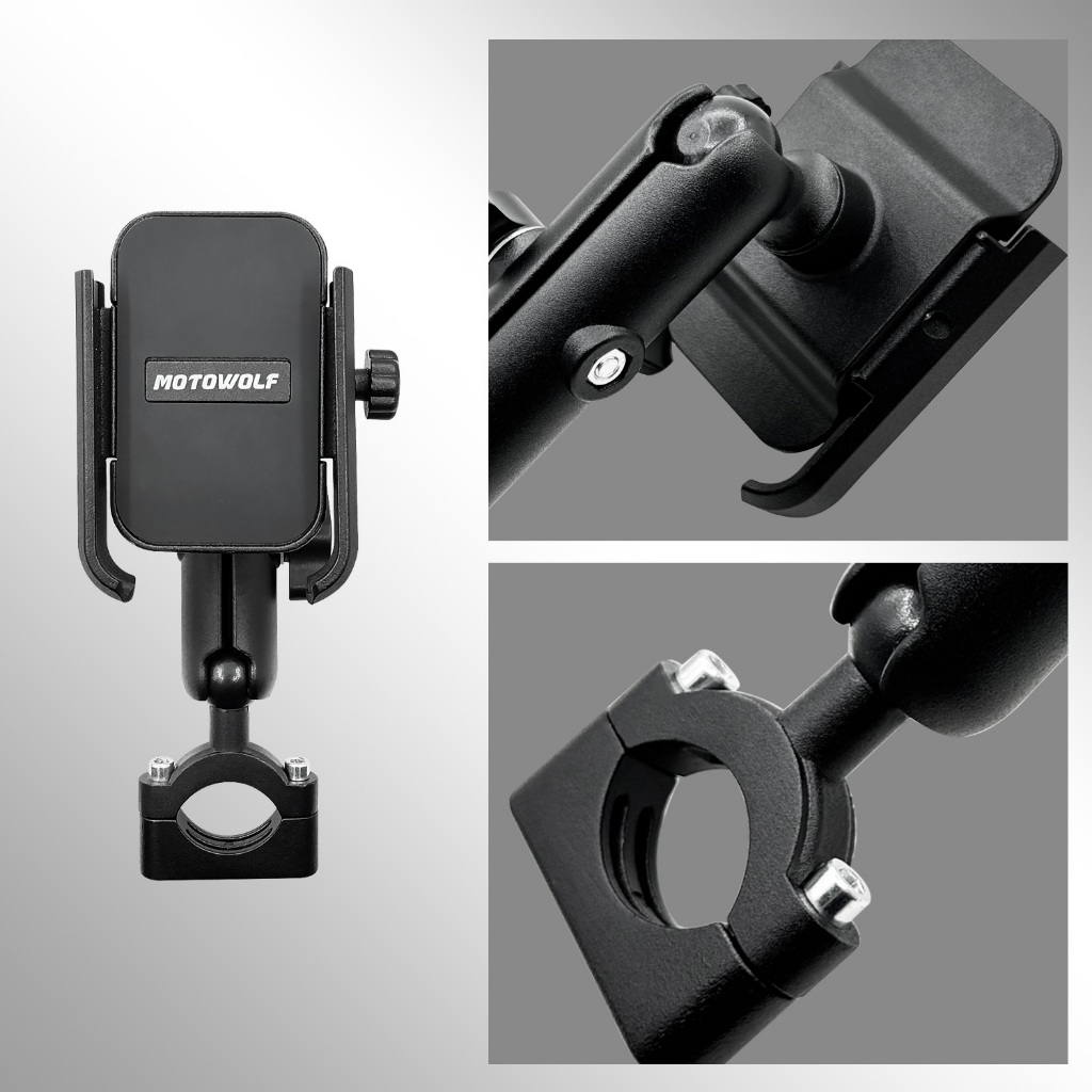 motowolf mdl 2821 ที่จับมือถือมอเตอร์ไซค์ ที่จับโทรศัพท์มอเตอร์ไซค์ ที่วางมือถือมอไซค ราคา ถูกที่สุด ดีลบีเคเค แกลเลอรีภาพที่ 5