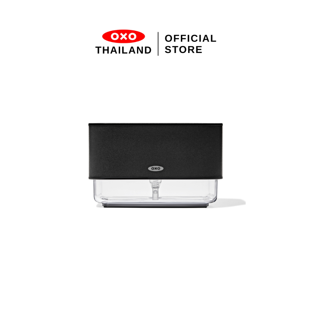 OXO ที่วางฟองน้ำ พร้อมฐานเติม สีดำด้าน I OXO GG SOAP DISPENSING SPONGE HOLDER - MATTE BLACK