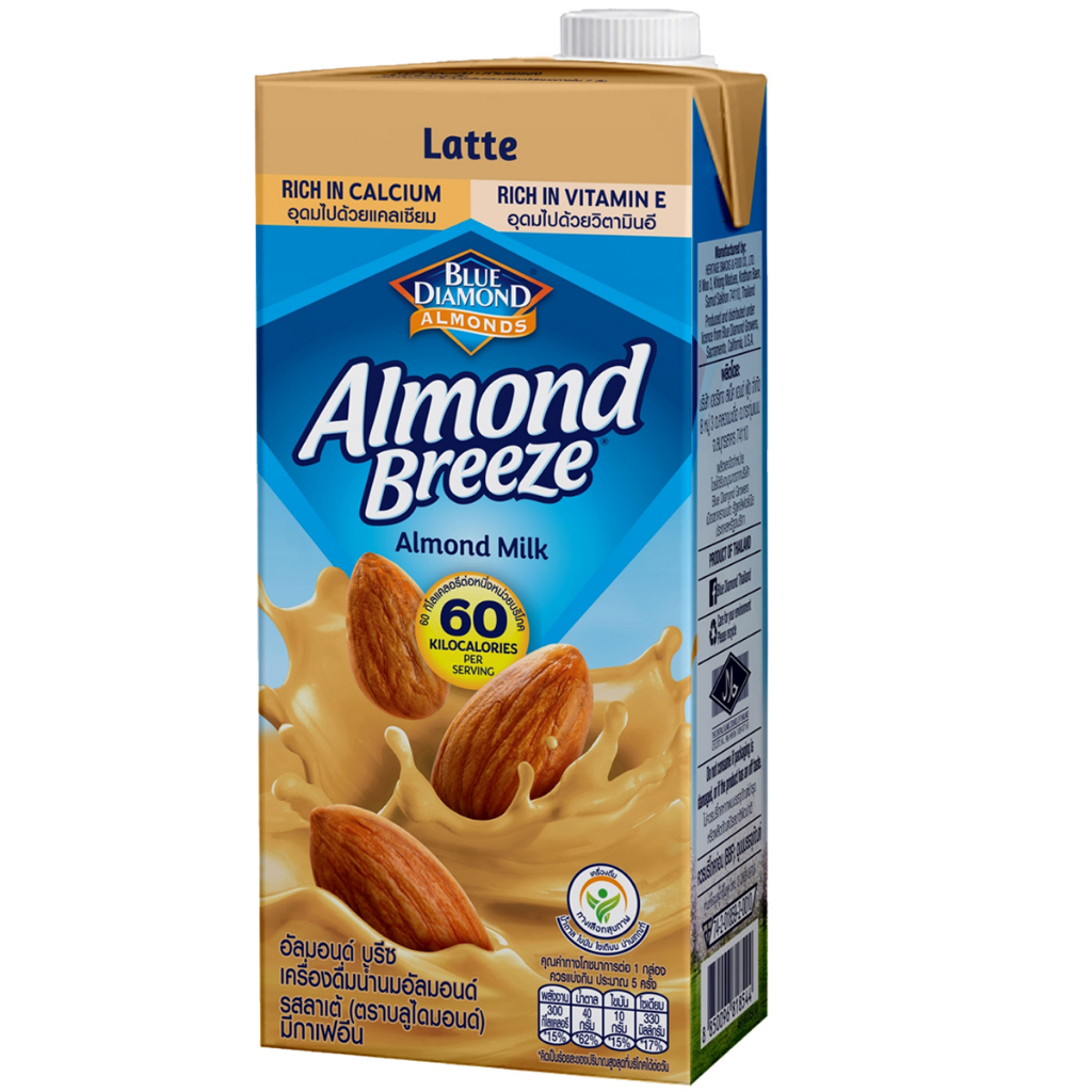 Blue Diamond Almond Breeze นมอัลมอนด์รสลาเต้ 946ml