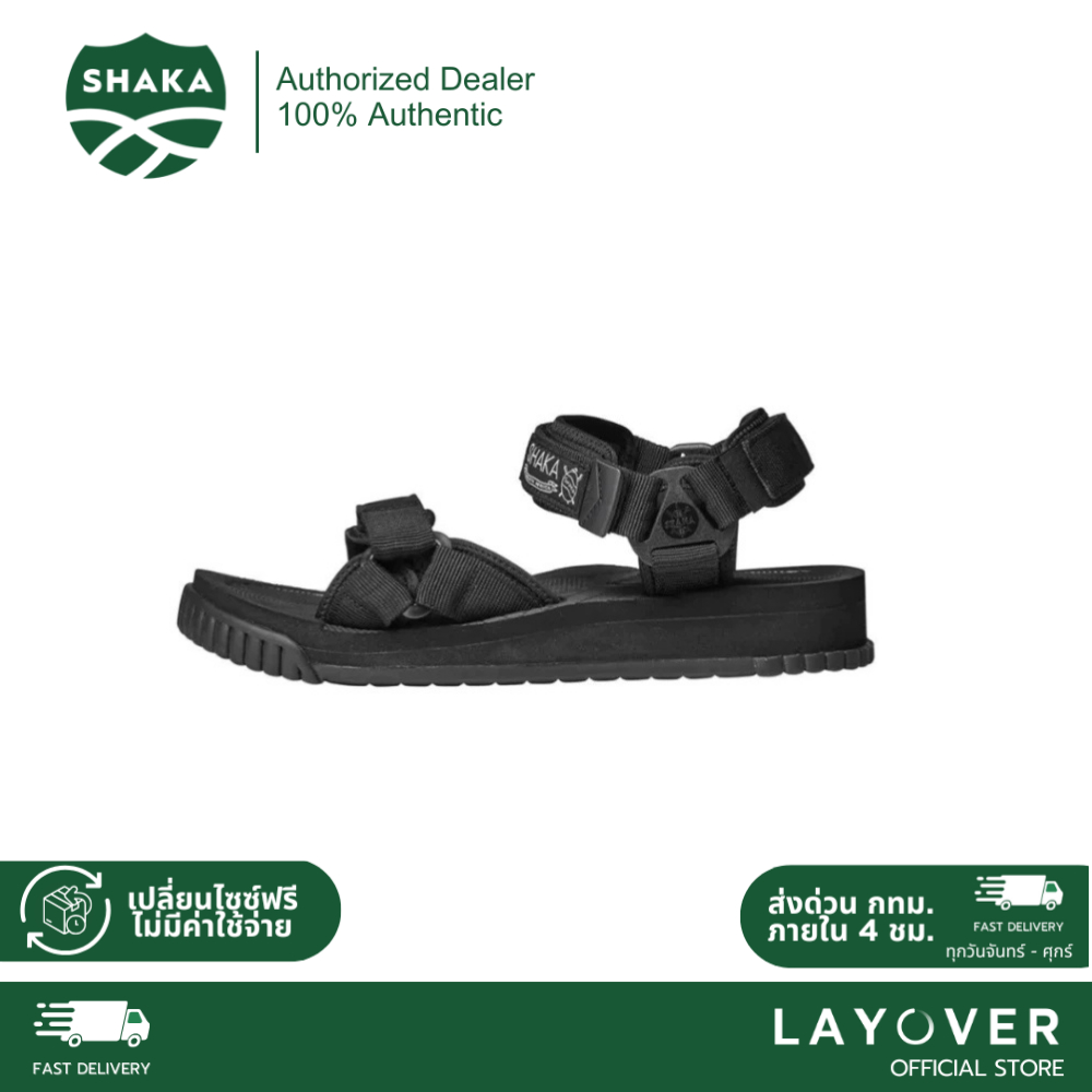 [ส่วนลด20% 20XTRA35] [OLD LOGO] Shaka รองเท้ารัดส้น Neo Climbing Sandal - Black